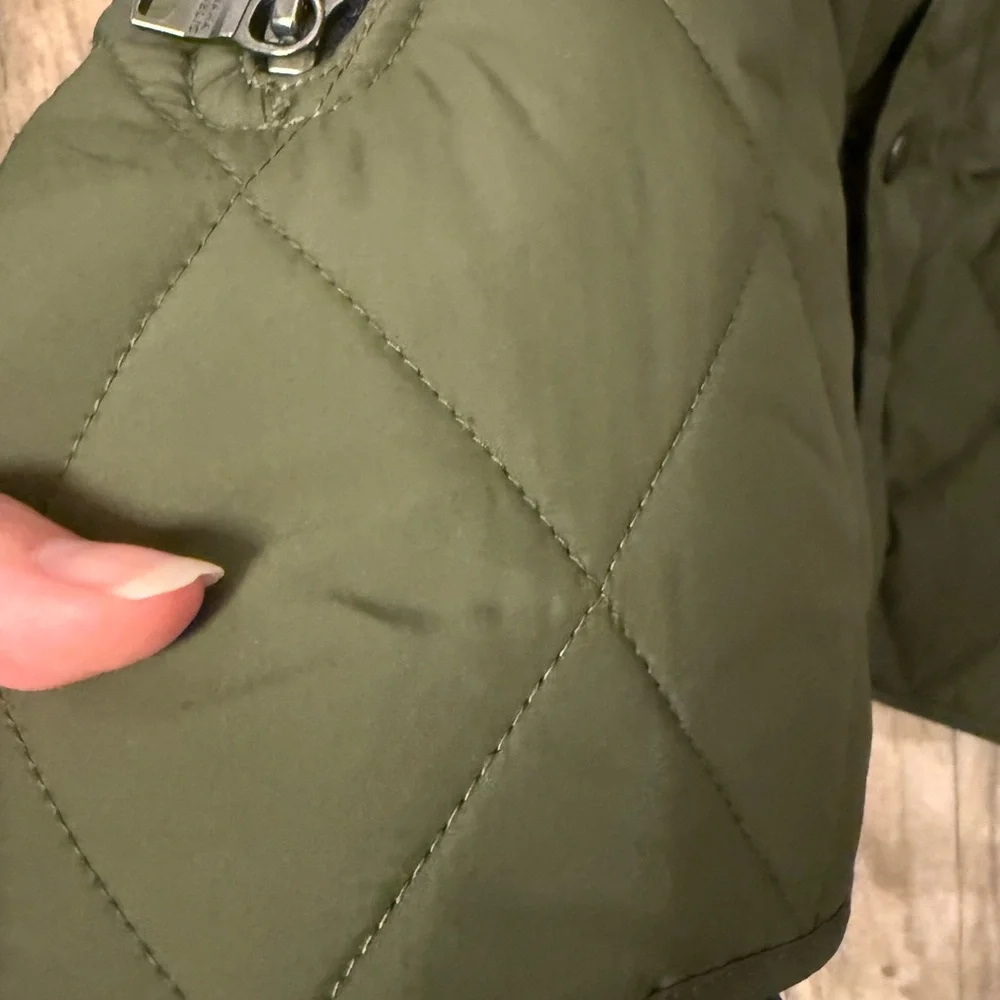 Banana Republic Green Quilted Mens Vest Size Medium